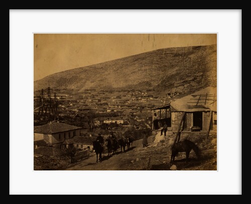 The town of Balaklava, Crimean War by Roger Fenton