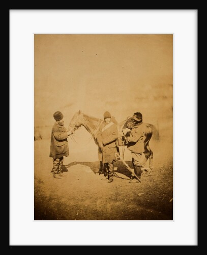 Captain Portal, 4th Light Dragoons equipped for Balaklava, Crimean War by Roger Fenton