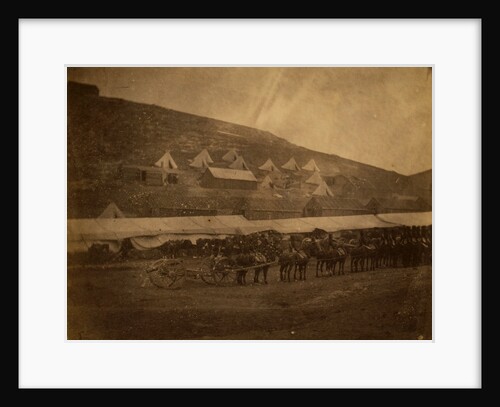 Field train, horse artillery, Crimean War by Roger Fenton