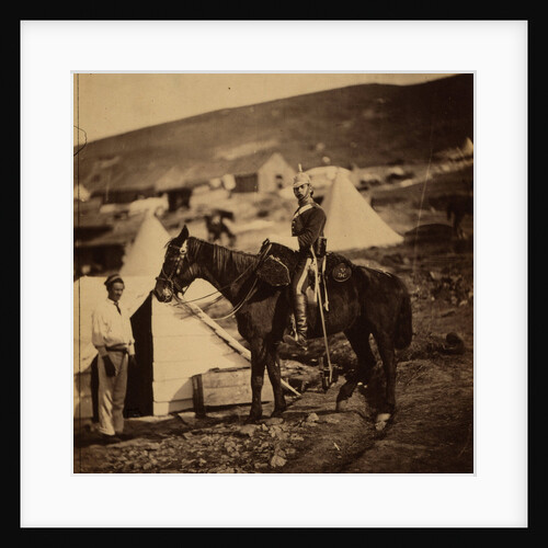 Captain Bernard, 5th Dragoon Guards, Crimean War by Roger Fenton