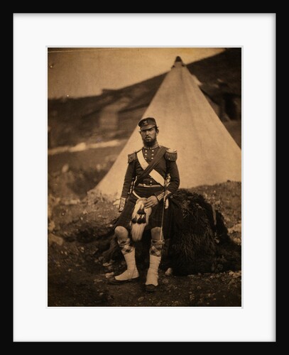 Captain Cuninghame, 42nd Regiment, Crimean War by Roger Fenton