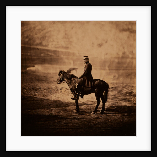 Captain Halford, 5th Dragoons, Crimean War by Roger Fenton