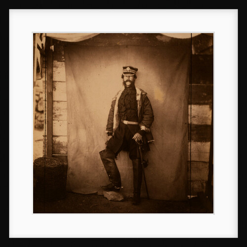 Lieutenant Colonel Seymour, Fusilier Guards, Crimean War by Roger Fenton