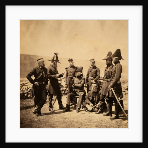 Lieutenant General Sir George Brown G.C.B. & officers of his staff by Roger Fenton