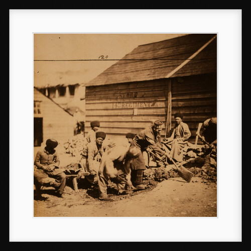 Tartar labourers, Crimean War by Roger Fenton