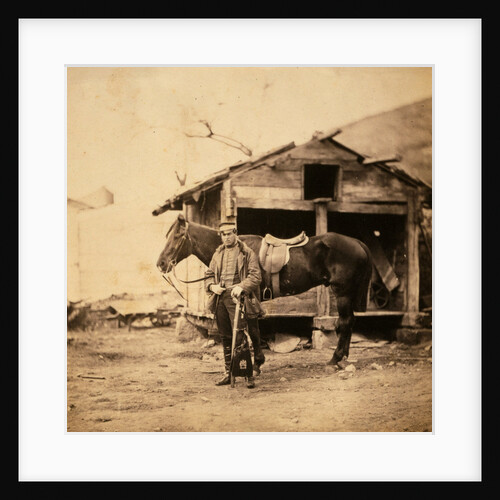 Captain King, horse artillery, Crimean War by Roger Fenton