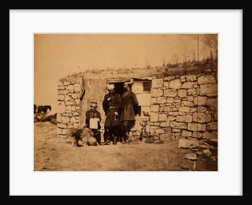 Colonel Wood & Major Stuart Wortley on the staff of Sir Richard England, Crimean War by Roger Fenton