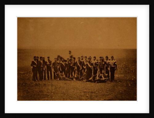 Officers of the 88th Regiment, Crimean War by Roger Fenton