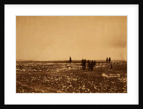 Officers on the look-out at Cathcart's Hill, Crimean War by Roger Fenton