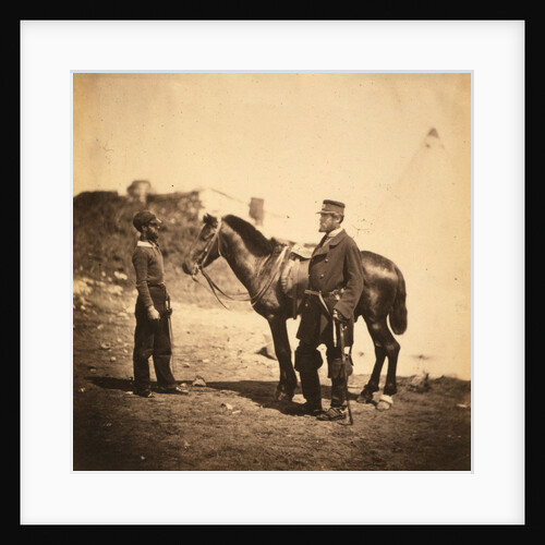 Captain Croker, 17th Regiment, Crimean War by Roger Fenton