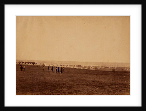 Camp of the 3rd Division, French tents in the distance, Crimean War by Roger Fenton