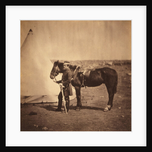 Captain Layard, aide-de-camp to Lieutenant General Pennefather, K.C.B., Crimean War by Roger Fenton