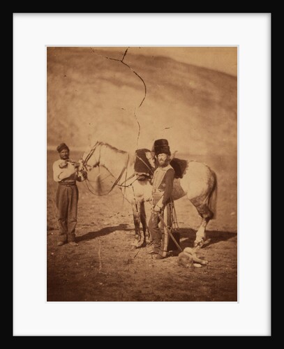 Lieutenant Yates, 11th Hussars, Crimean War by Roger Fenton
