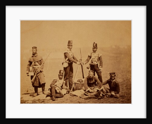 Piling arms, Crimean War by Roger Fenton