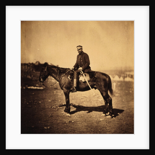 Major Hallewell, Assistant-Quarter-Master-General, Crimean War by Roger Fenton