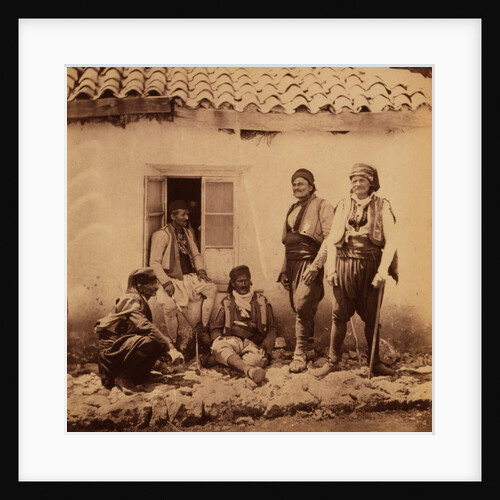 Group of Montenegrins, Crimean War by Roger Fenton