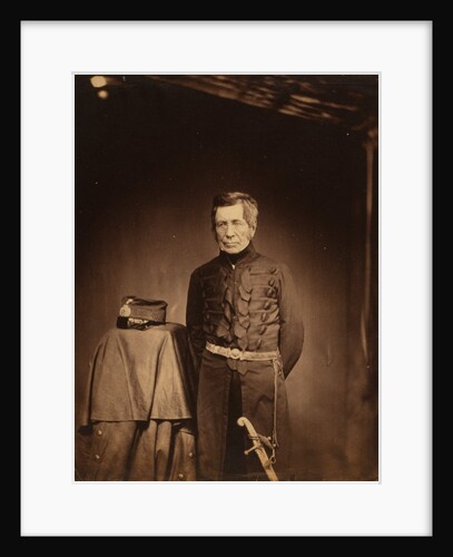 Lieutenant General Sir John Burgoyne G.C.B., Inspector General of Fortifications, Crimean War by Roger Fenton