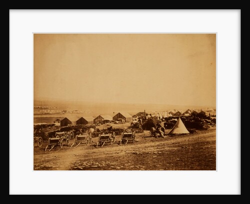 Artillery waggons by Roger Fenton