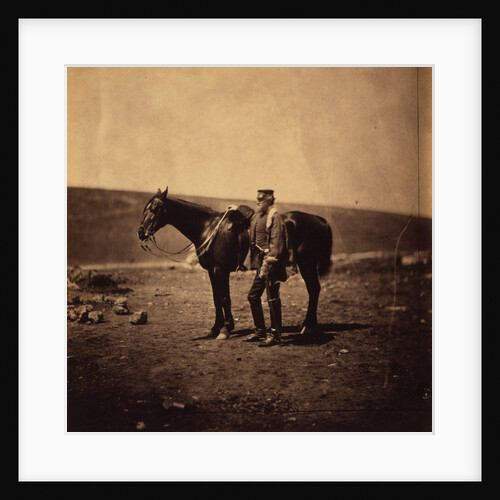 Colonel Dickson, Royal Engineers, Crimean War by Roger Fenton