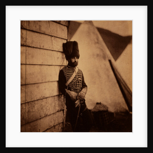 Captain Dames, Royal Artillery, Crimean War by Roger Fenton
