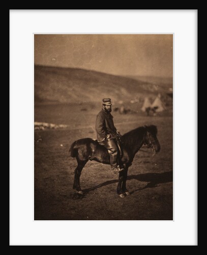 Captain Inglis, 5th Dragoon Guards, Crimean War by Roger Fenton