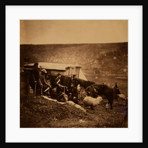 Group of 4th Dragoon Guards, Crimean War by Roger Fenton
