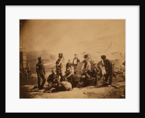 Cooking house, 8th Hussars, Crimean War by Roger Fenton