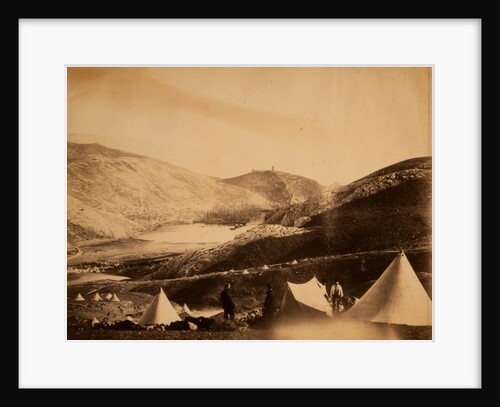 View of Balaklava from the top of Guard's Hill, Crimean War by Roger Fenton
