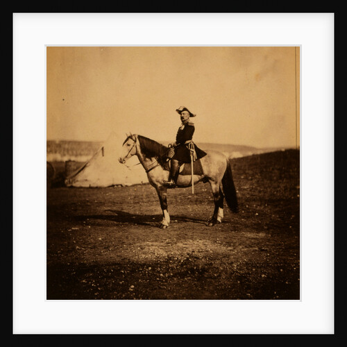 General Bosquet on Bayard, Crimean War by Roger Fenton