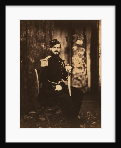 Captain Fay on General Bosquets staff, Crimean War by Roger Fenton