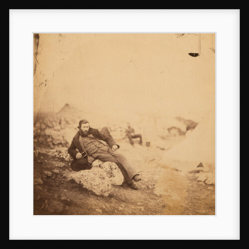 Mr. Simpson the artist, Crimean War by Roger Fenton