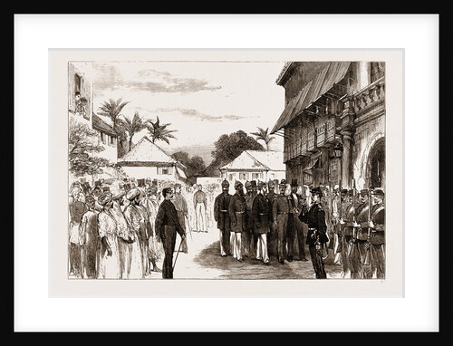 The Royal Visit To India: The Prince Of Wales At Goa: Arrival At The Governor's Palace by Anonymous