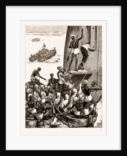 The Prince Of Wales In India, 1876: Troops Of The 43rd Regiment Embarking At Cananore To Meet The Prince by Anonymous