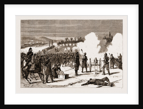 The Herzegovinian Insurrection: Turkish Troops Attacking An Insurgent Position, 1876 by Anonymous