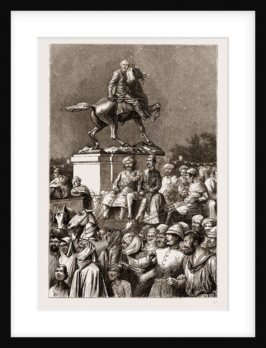 The Prince Of Wales In Calcutta, India by Anonymous