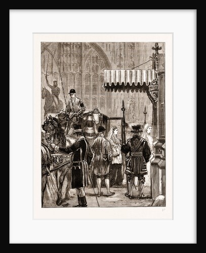 The Opening Of Parliament: Arrival Of Her Majesty, London by Anonymous