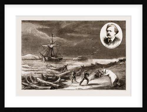 The Swedish Arctic Expedition: Hoisting The Swedish Flag At Dickson's Bay, Yenisei River by Anonymous