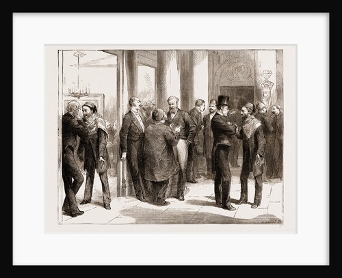 Between The Acts At The Opera House: Merchants And Bankers Discussing The Purchase, Cairo by Anonymous