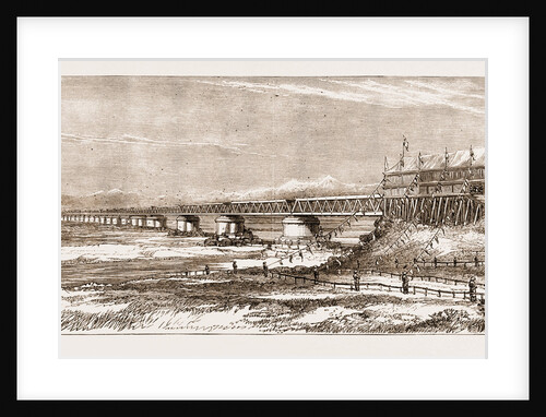 Railway Bridge Over The Chenab, Punjaub by Anonymous
