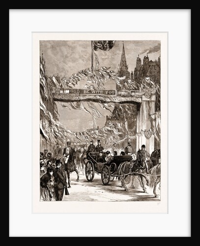The Queen's Visit To The East End, London by Anonymous