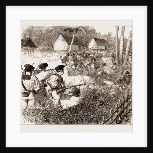 The War In The Malay Peninsula, 1876: Attack On The Village Of Kolah Lama On The Perak River by Anonymous
