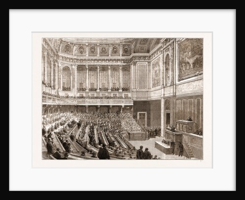 The New French Chamber Of Deputies At Versailles by Anonymous