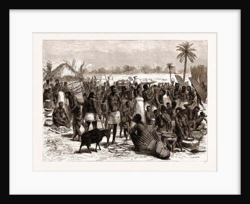 The Central African Expedition: Soko Or Market At Kawele, 1876 by Anonymous