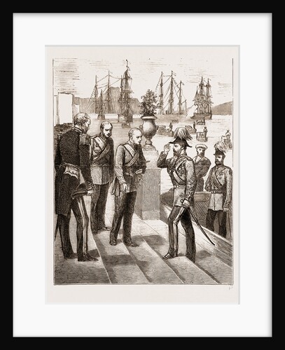 Reception Of The Prince By General Sir C.t. Van Straubenzee, Governor Of The Island by Anonymous