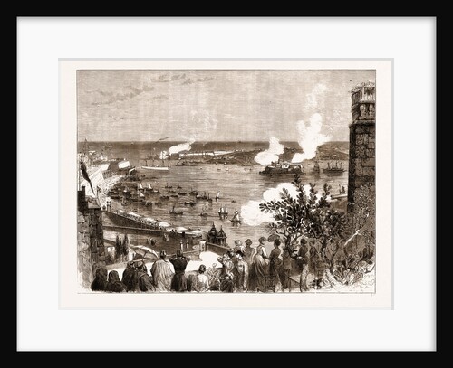 Arrival Of The serapis In The Harbour by Anonymous