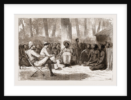 Lieut. Cameron's Reception By Katende, Africa by Anonymous