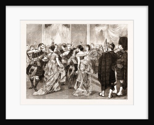 The Prince Of Wales At Malta: Dancing The Reel At The United Service Ball, 1876 by Anonymous