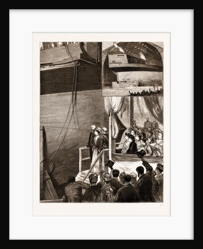 Launch Of The New Ironclad inflexible At Portsmouth, UK by Anonymous
