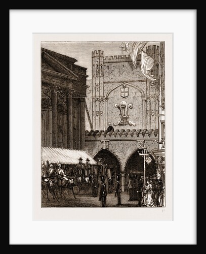 Reception Of The Prince Of Wales In The City, London by Anonymous
