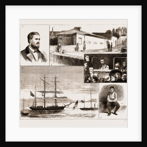 The Mutiny On Board The caswell, 1876 by Anonymous